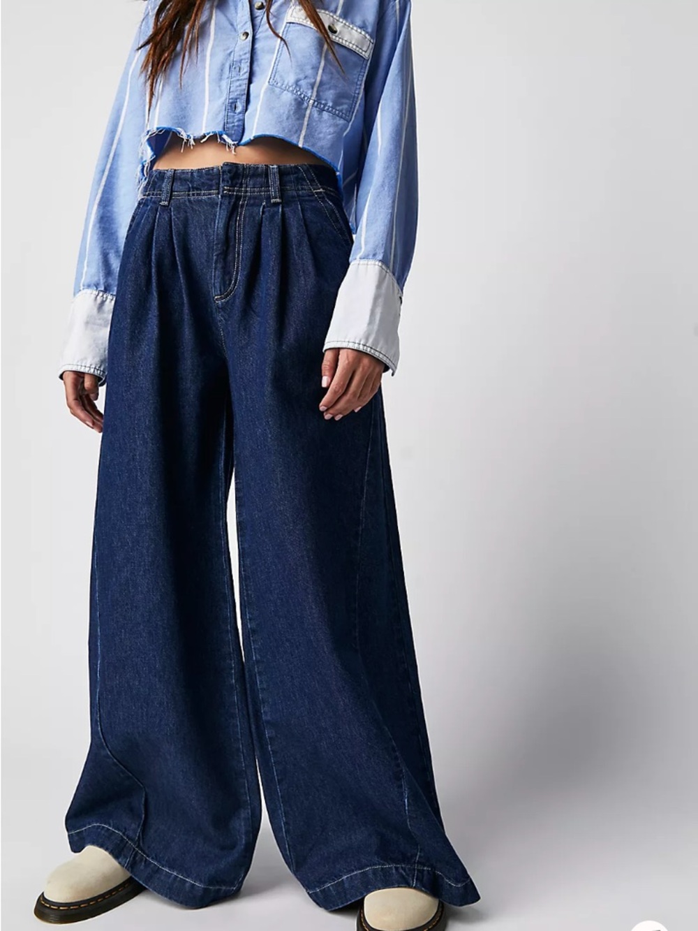 NWT *fabric* We The Free Equinox Denim Trouser